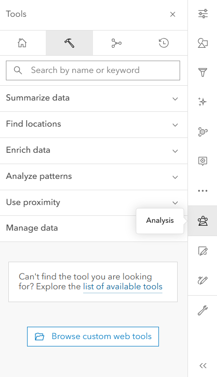 Explore AGOL Analysis Tools