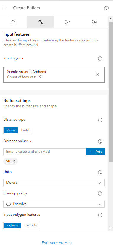 Input buffer features