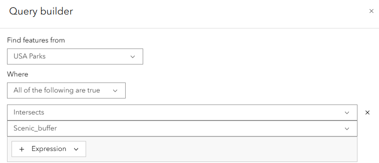 USA Parks Query Builder