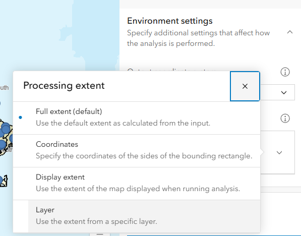 Processing Extent