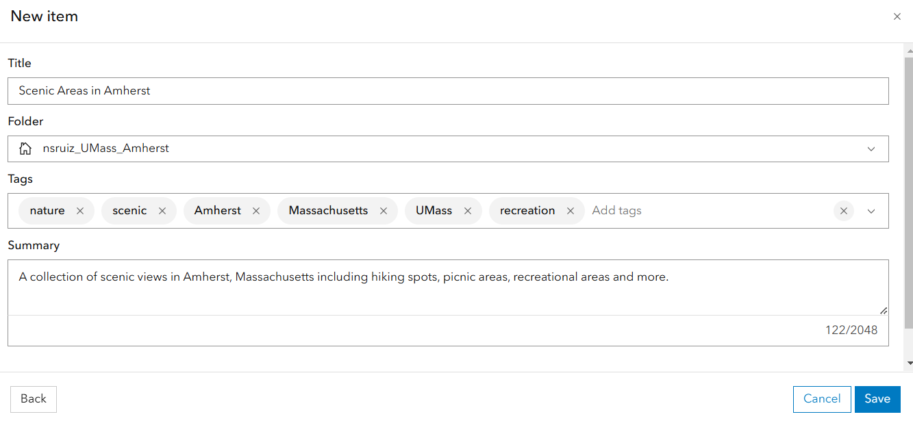Write in tags for new layer