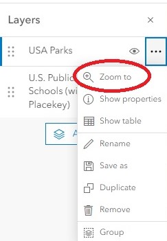 Zooming features