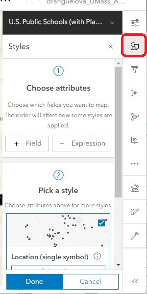 Choosing Layer Styles