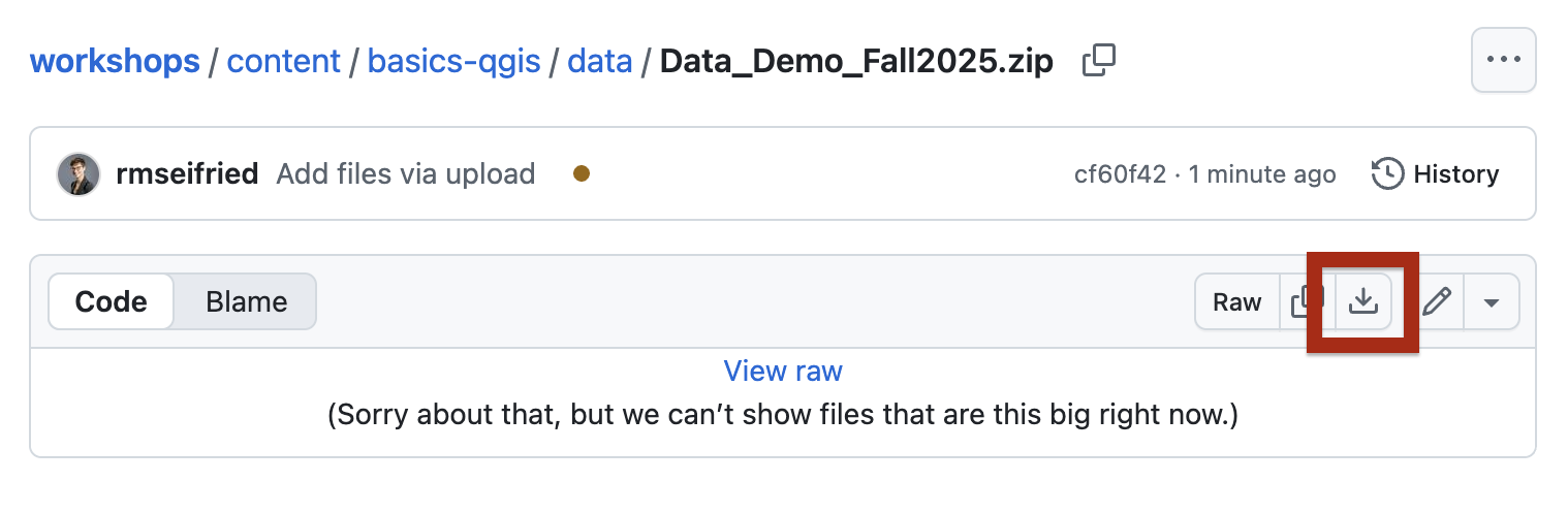 Downloading a zip file from GitHub
