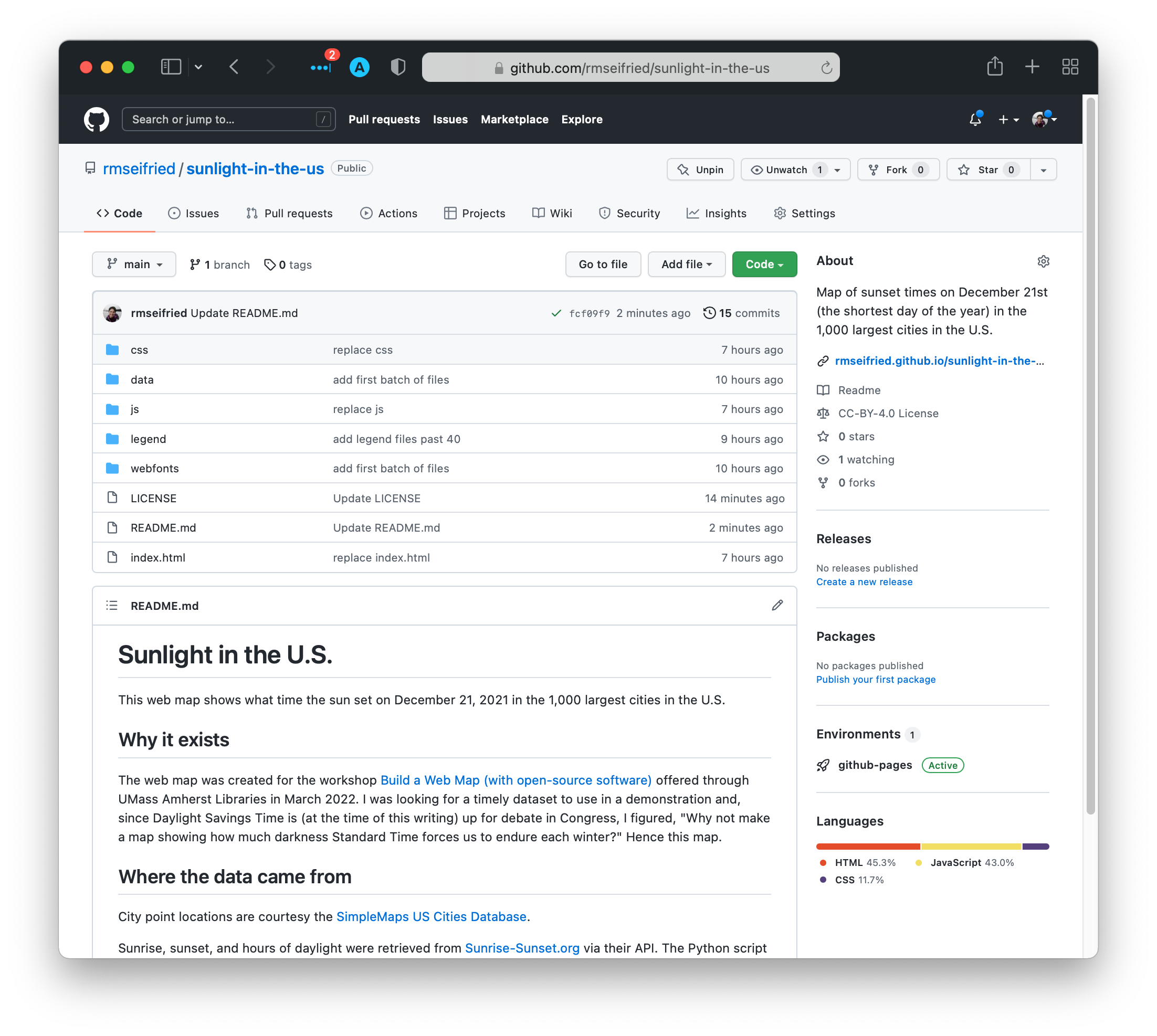 New GitHub repository